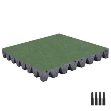 Podloga za zaštitu od pada 50x50x6,5 cm s pričvrsnim klinovima  835852