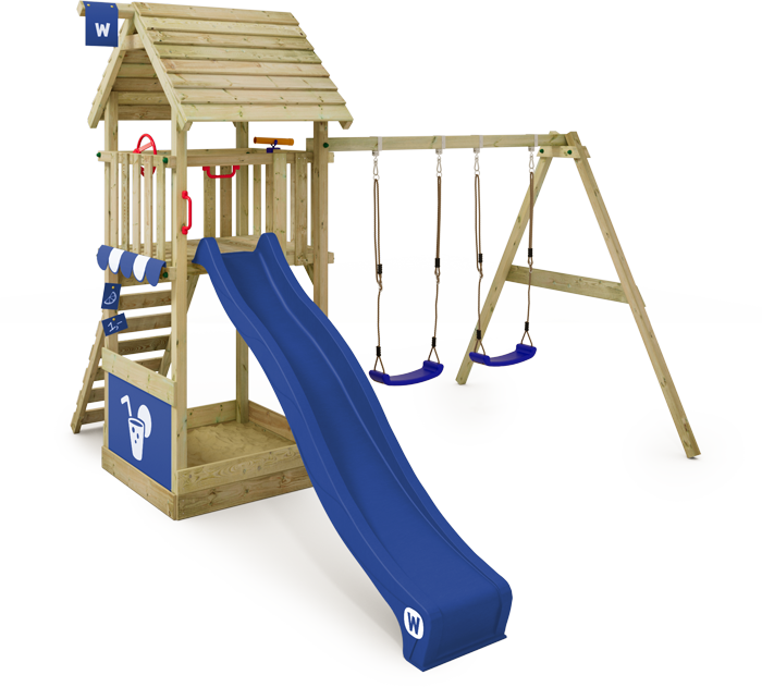 Dječje igralište s drvenim krovom Wickey Smart Shelter